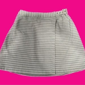 plaid mini skirt